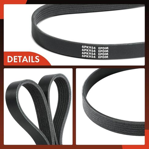 A-Premium Engine Serpentine Drive Belt Compatible with Kia Soul 2012-2013, Rio 2012 & Hyundai Accent 2012-2015, Veloster & Toyota Yaris, Yaris iA & Mazda MX-5 Miata & Scion iA, 1.5L 1.6L 2.0L in Saudi Arabia
