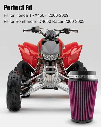 Air Filter Replace 17254-HP1-600 BD-6500 Fit for Honda TRX450R TRX450ER 2006-2014 Bombardier DS650 Racer Baja X 2000-2007 in Saudi Arabia