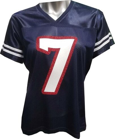 Custom Glitterflake CJ Stroud Womens Navy Jersey Size Large in Saudi Arabia