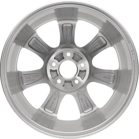 New 17x7 17 Inch Premium Aluminum Alloy Wheel Rim for Hyundai Elantra 2011 2012 2013 | ALY70807U20N | Direct Fit - OE Stock Specs, Silver, 17x7 in in Saudi Arabia