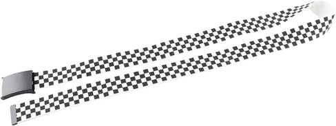 Pssopp Checkerboard Waistband Black White Belt Casual Waistband for Women Men in Saudi Arabia