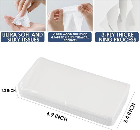 10 PCS Car Tissue Set with 9 PCS Tissue Refill and 1 PCS Black Car Tissue Holder, Sun Visor Napkin Holder and Car Tissue Box, Paper Dispenser for Auto, Car Case Refill Tissue, Car Accessories in Saudi Arabia