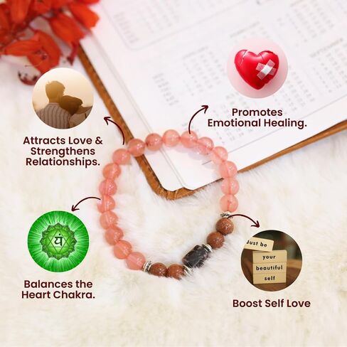 Certified Natural Crystal Bracelet – Zodiac Healing, Reiki, Chakra Balancing, Protection, Spiritual Energy, Positive Vibrations, Meditation, Astrology Gift for Men & Women in Saudi Arabia