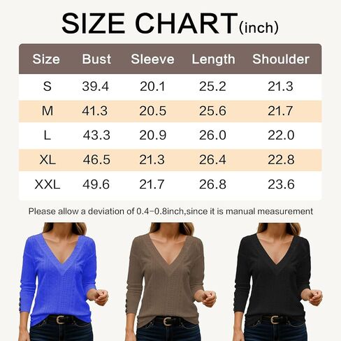 Womens Long Sleeve Blouses Floral Print Loose Fit V-Neck Hollow Out Shirts in Saudi Arabia