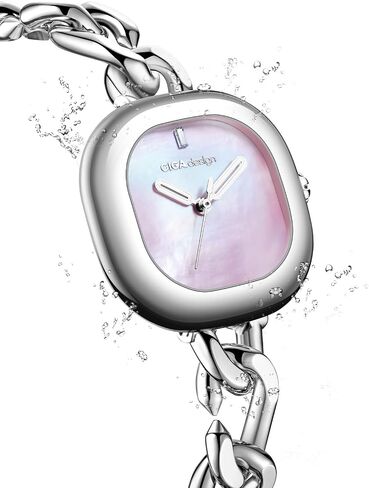 CIGA Design Watches for Women Sparkle Collection Quartz Watch, Gem-Set Bezel, Elegant Mother-of-Pearl Dial, Refined Leather Strap with Buckle for Women Watch in Saudi Arabia