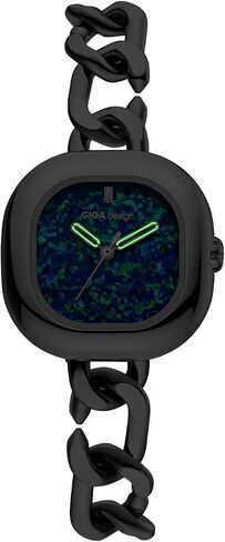 CIGA Design Watches for Women Sparkle Collection Quartz Watch, Gem-Set Bezel, Elegant Mother-of-Pearl Dial, Refined Leather Strap with Buckle for Women Watch in Saudi Arabia