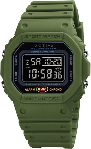 Invicta Digital Essentials Digital Watch Army Green Black in Saudi Arabia
