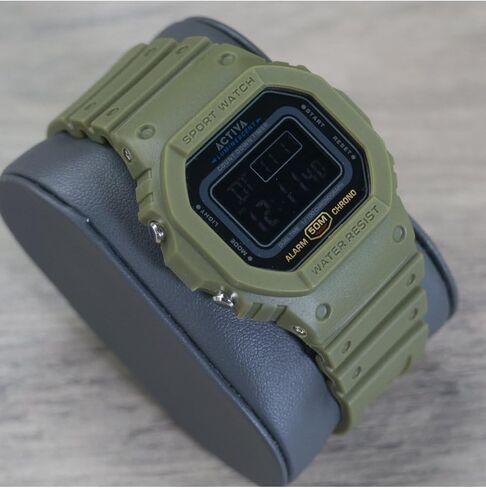 Invicta Digital Essentials Digital Watch Army Green Black in Saudi Arabia
