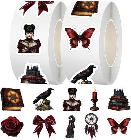 500pcs Cartoon Planet Stickers, 1 Inch Self-Adhesive Cartoon Planet Decals Cool Stickers Planet Stickers Roll for Envelope Books Laptops Bottles Crafts Supplies in Kuwait