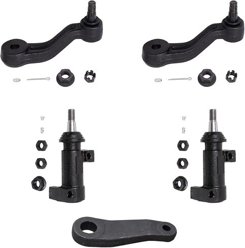 محور ديترويت - طقم تعليق أمامي 13 قطعة لـ 1996-2002 Chevy GMC Express Savana 1500 2500 3500، قضبان ربط خارجية داخلية، أكمام قابلة للتعديل، قضبان التأثير، ذراع بيتمان، أذرع المهمل مع استبدال الأقواس in Saudi Arabia