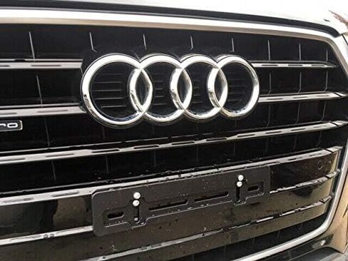 Front License Plate Tag Holder Mounting Mount Adapter Bumper Kit Bracket for Audi (All Models) Quantity Discount (9.45$ to 5.60$)(Each with 6 Screws+2 Built in Nuts) – Premium Car Set Accessories (1) in Kuwait