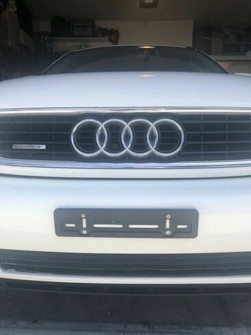 Front License Plate Tag Holder Mounting Mount Adapter Bumper Kit Bracket for Audi (All Models) Quantity Discount (9.45$ to 5.60$)(Each with 6 Screws+2 Built in Nuts) – Premium Car Set Accessories (1) in Kuwait