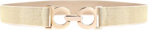 Glamorstar Stretchy Skinny Belts for Women Elastic Vintage Waist Belts for Dresses in Saudi Arabia