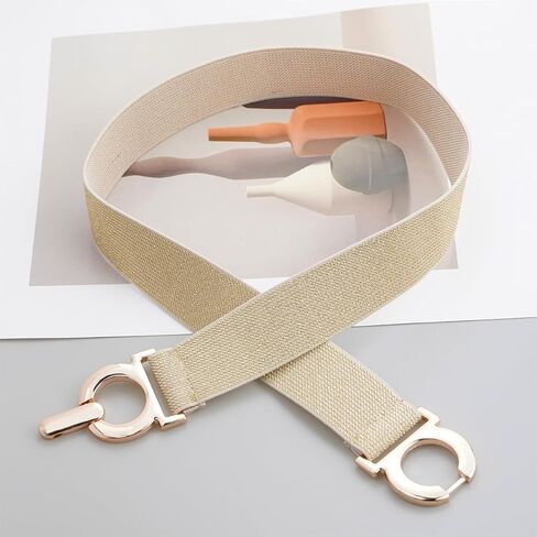 Glamorstar Stretchy Skinny Belts for Women Elastic Vintage Waist Belts for Dresses in Saudi Arabia