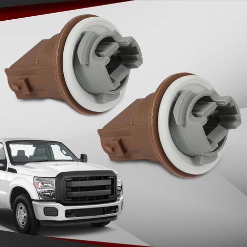 2 Bulb Sockets Headlight Brake Tail Light Turn Signal Compatible with Ford F150 F250 F350 F450 Super Duty 2004-2013/Fit Lincoln Mark LT 2006-2008 2U5Z13411SA in Saudi Arabia