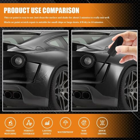 Touch Up Paint for Cars, Car Paint Scratch Repair, Color Accurate Automotive Scratch Repair Pen, Universal Auto Accessories Quick and Easy Touch Up Paints for Various Cars Scratches (Silver) in Kuwait