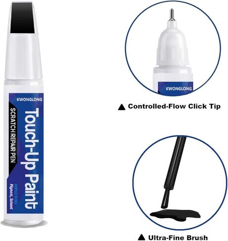 Quartz White Pearl WW8 Car Touchup Paint for Hyundai Palisade Santa Fe 2021 2022 2023 2024, 2-in-1 Car Paint Scratch Repair Kit, Quick & Easy Solution to Repair in Kuwait