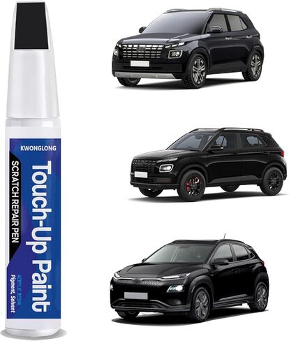 Quartz White Pearl WW8 Car Touchup Paint for Hyundai Palisade Santa Fe 2021 2022 2023 2024, 2-in-1 Car Paint Scratch Repair Kit, Quick & Easy Solution to Repair in Kuwait