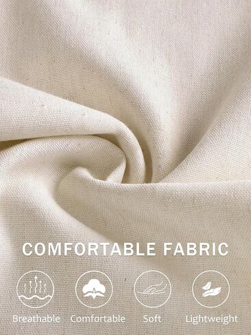 HOTake Men's Casual Cotton Linen Pants Relaxed Fit Flat Front Expandable Waist Trousers in Kuwait