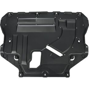 درع سبلاش المحرك متوافق مع 2013-2019 Ford Escape 2015-2019 Lincoln MKC بديل لـ FO1228125 EJ7Z6P013A أمامي سبلاش تحت غطاء بلاستيكي أسود in Kuwait