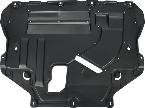 درع سبلاش المحرك متوافق مع 2013-2019 Ford Escape 2015-2019 Lincoln MKC بديل لـ FO1228125 EJ7Z6P013A أمامي سبلاش تحت غطاء بلاستيكي أسود in Kuwait