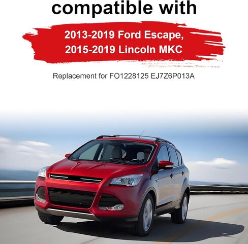 درع سبلاش المحرك متوافق مع 2013-2019 Ford Escape 2015-2019 Lincoln MKC بديل لـ FO1228125 EJ7Z6P013A أمامي سبلاش تحت غطاء بلاستيكي أسود in Kuwait