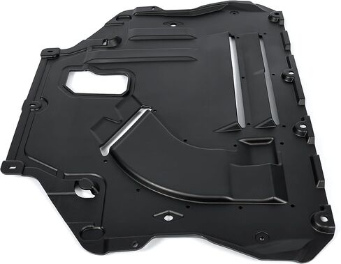 درع سبلاش المحرك متوافق مع 2013-2019 Ford Escape 2015-2019 Lincoln MKC بديل لـ FO1228125 EJ7Z6P013A أمامي سبلاش تحت غطاء بلاستيكي أسود in Kuwait