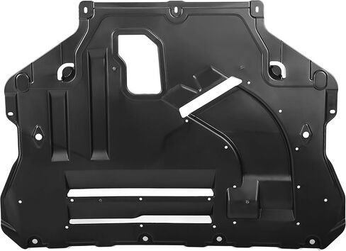درع سبلاش المحرك متوافق مع 2013-2019 Ford Escape 2015-2019 Lincoln MKC بديل لـ FO1228125 EJ7Z6P013A أمامي سبلاش تحت غطاء بلاستيكي أسود in Kuwait