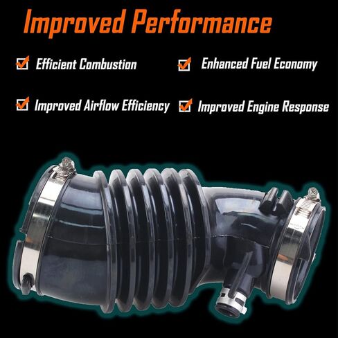 Air Intake Hose Compatible with Honda Odyssey EX-L Touring V6 3.5L 2008 2009 2010 Intake Filter Tube Replace# 17228-RGW-A00 696-139 Air Intake Duct Tube Boot in Saudi Arabia
