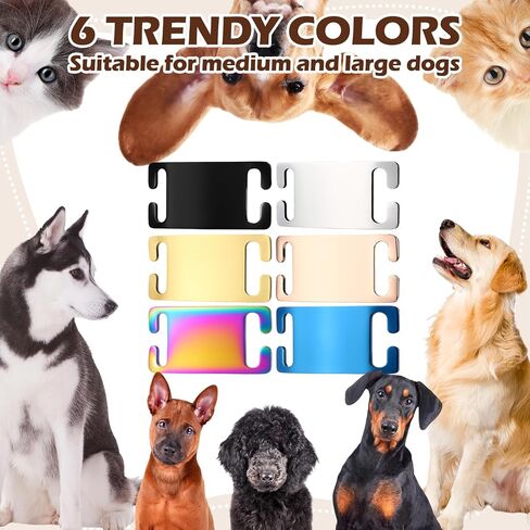 Hicarer 30 Pcs Stainless Steel Blank Pet ID Tags Personalized Dog Name Tag with Hollow Design Engraved on Both Sides Dog Cat Collar Name Accessories Regular Size DIY in Saudi Arabia