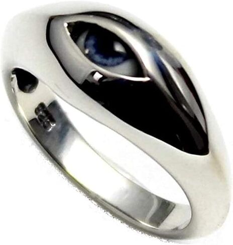 COSUMOSU Evil Eye Ring – 925 Sterling Silver Protection Jewelry for Women & Men in Saudi Arabia