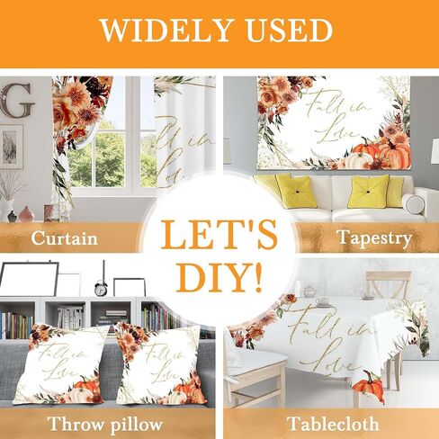 Mocsicka Fall in Love Bridal Shower Backdrop Boho Autumn Leaves Pumpkin Briddal Shower Party Decorations Terracotta Fall Wedding Photography Background (White, 7x5ft(82''x60'')) in Saudi Arabia