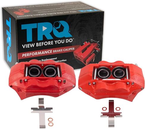 TRQ Performance Front Performance Brake Caliper Set Compatible with 95-04 Toyota Tacoma in Saudi Arabia