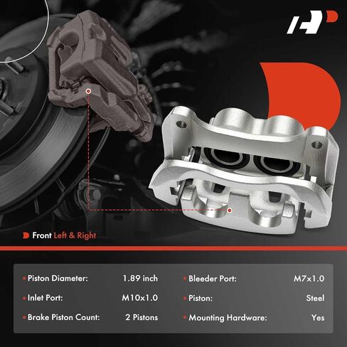 A-Premium Disc Brake Calipers Assembly with Bracket Compatible with Toyota Vehicles - Highlander 2020 2021 2022 - Front Driver and Passenger Side in Saudi Arabia