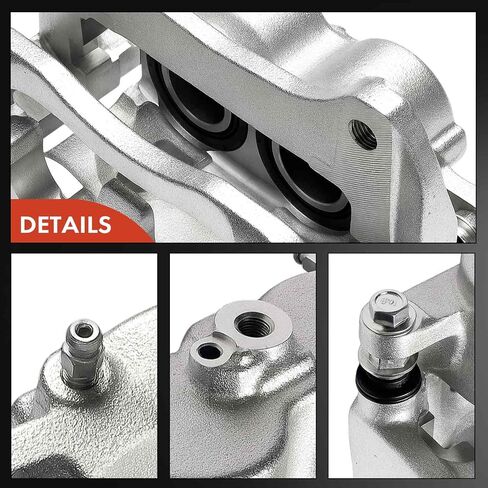 A-Premium Disc Brake Calipers Assembly with Bracket Compatible with Toyota Vehicles - Highlander 2020 2021 2022 - Front Driver and Passenger Side in Saudi Arabia