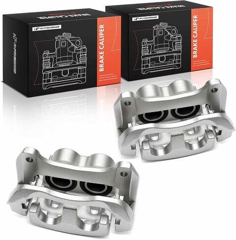 A-Premium Disc Brake Calipers Assembly with Bracket Compatible with Toyota Vehicles - Highlander 2020 2021 2022 - Front Driver and Passenger Side in Saudi Arabia