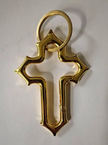 Cross Carabiner Keychain Christian Bag Charm Clips Y2K Style Key Ring for Handbags Backpack Belt Loops in Kuwait