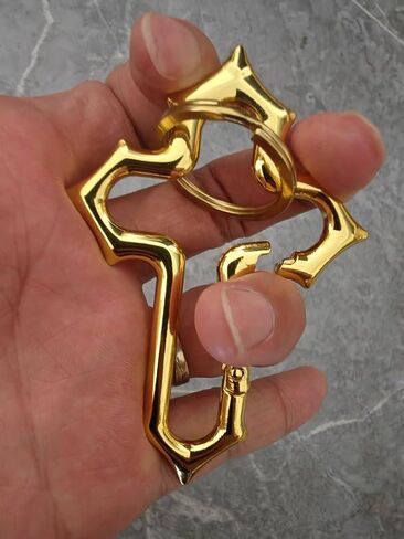 Cross Carabiner Keychain Christian Bag Charm Clips Y2K Style Key Ring for Handbags Backpack Belt Loops in Kuwait