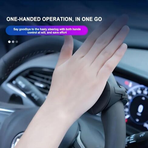 كرة مساعدة لعجلة قيادة السيارة، دوران 360 درجة بيد واحدة، كرة قيادة للسيارة والشاحنات وسيارات الدفع الرباعي in Saudi Arabia
