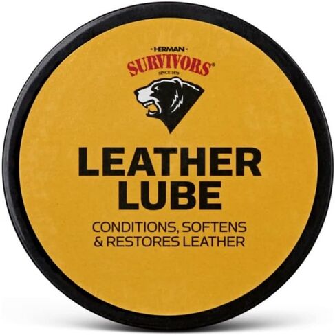 Herman Survivors Leather Lube Leather Conditioner Restores Leather 4 oz with Applicator Tool in Saudi Arabia