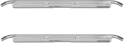 Stainless Door Sill Plates Pair Compatible with Chevy C10 GMC Truck Chrome 1967-1972 in Saudi Arabia