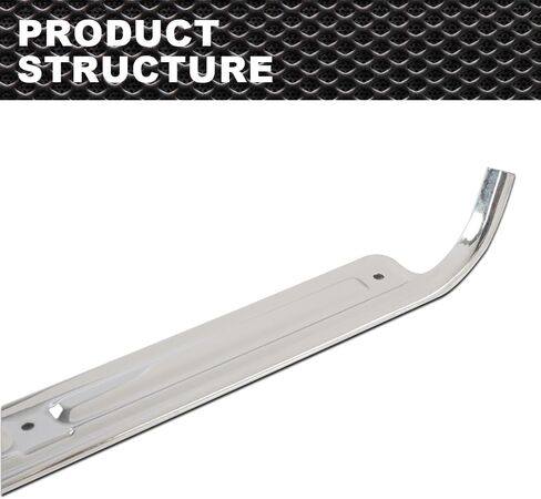 Stainless Door Sill Plates Pair Compatible with Chevy C10 GMC Truck Chrome 1967-1972 in Saudi Arabia