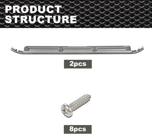 Stainless Door Sill Plates Pair Compatible with Chevy C10 GMC Truck Chrome 1967-1972 in Saudi Arabia