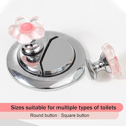 Shakas Car Push Start Button Cover, Engine Ignition Button Creative Flower Shape Starter Cover, Self-adhesive Rust-proof Portable Push-to-start Rocker Lever Accessories, for Most Cars (Red) in Saudi Arabia