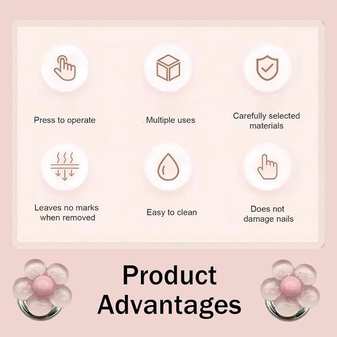 Shakas Car Push Start Button Cover, Engine Ignition Button Creative Flower Shape Starter Cover, Self-adhesive Rust-proof Portable Push-to-start Rocker Lever Accessories, for Most Cars (Red) in Saudi Arabia