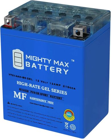 Mighty Max Battery YTX14AH-BS Gel 12V 12AH Battery for Polaris 570 Sportsman 2017 Brand Product in Saudi Arabia
