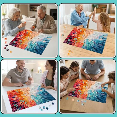 Puzzles for Adults 1000 Pieces Vintage World Travel, Jigsaw Puzzles Landscape Poster Puzzle Landmarks, 1000 Piece Jigsaw Puzzles for Adults 90 Scenics World Scenery in Kuwait
