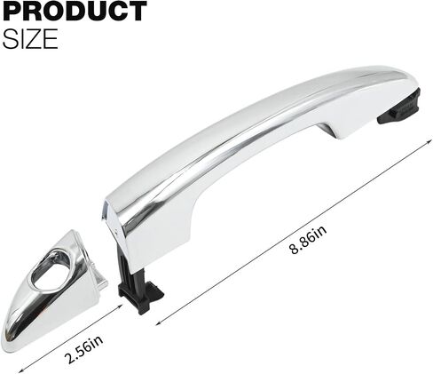 82651C1110 Exterior Door Handle Front Left Side, Replacement for Hyundai Sonata 2015 2016 2017 2018 2019, Replaces 82652C1010, 15759578 in Saudi Arabia
