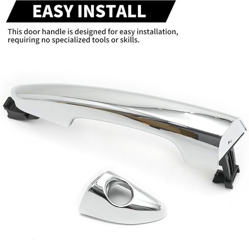 82651C1110 Exterior Door Handle Front Left Side, Replacement for Hyundai Sonata 2015 2016 2017 2018 2019, Replaces 82652C1010, 15759578 in Saudi Arabia