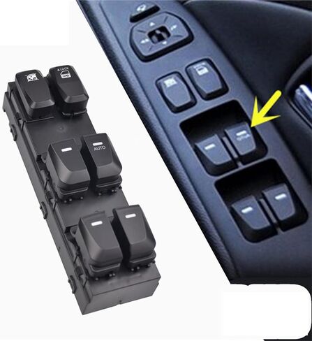 93570-2S910 Power Window Master Switch RHD Right Hand Driver Controller Button 1Pcs in Saudi Arabia
